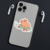 Sticker Capibara con Notebook